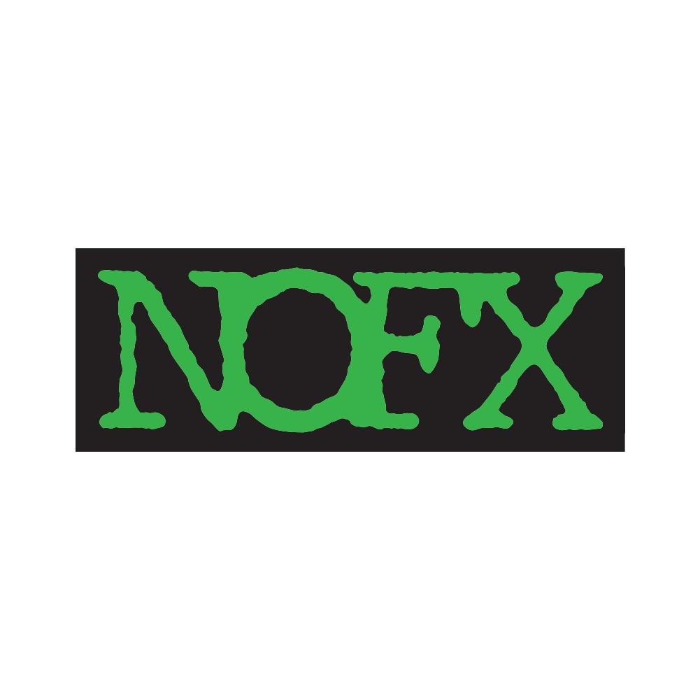 Nofx Logo - NOFX Logo Sticker - 5-inches Wide x 1.75-inches Tall