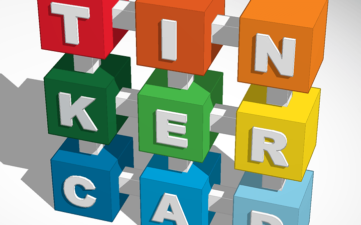 Tinkercad Logo - 3D design TINKERCAD logo | Tinkercad