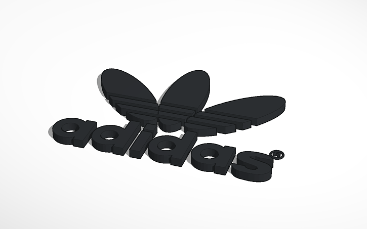 Tinkercad Logo - 3D design Adidas Logo