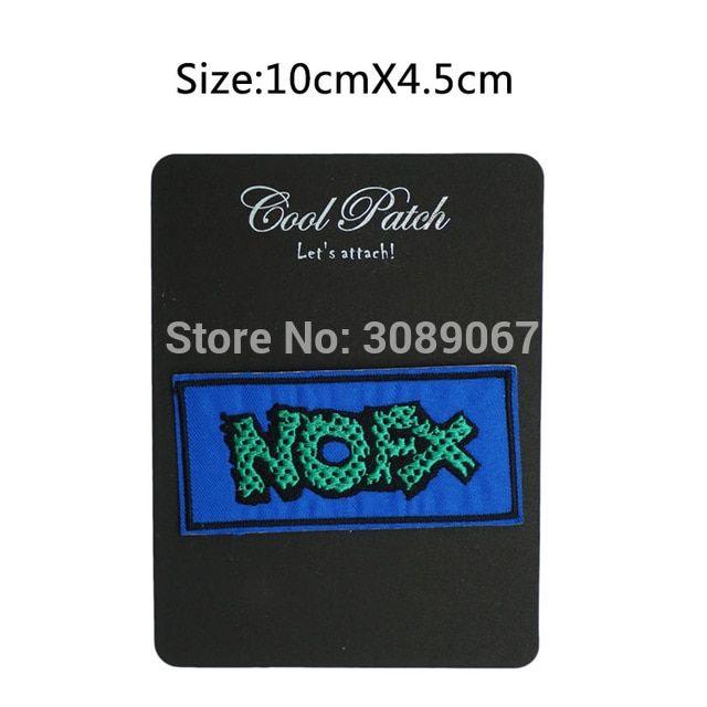 Nofx Logo - US $3.9 |NOFX Logo Music Band Embroidered NEW IRON ON and SEW ON Patch  Heavy Metal Custom design patch available-in Patches from Home & Garden on  ...