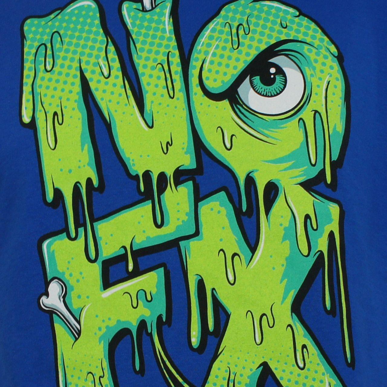 Nofx Logo - NOFX Melter Eyeball And Bones Dripping Logo T-SHIRT