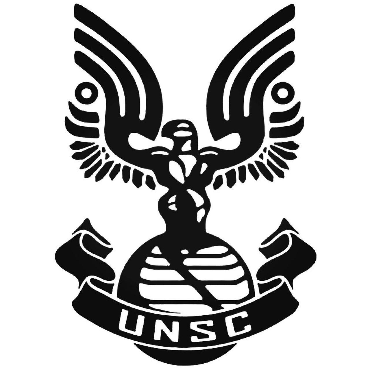 UNSC Logo - Halo Unsc Logo Decal Sticker