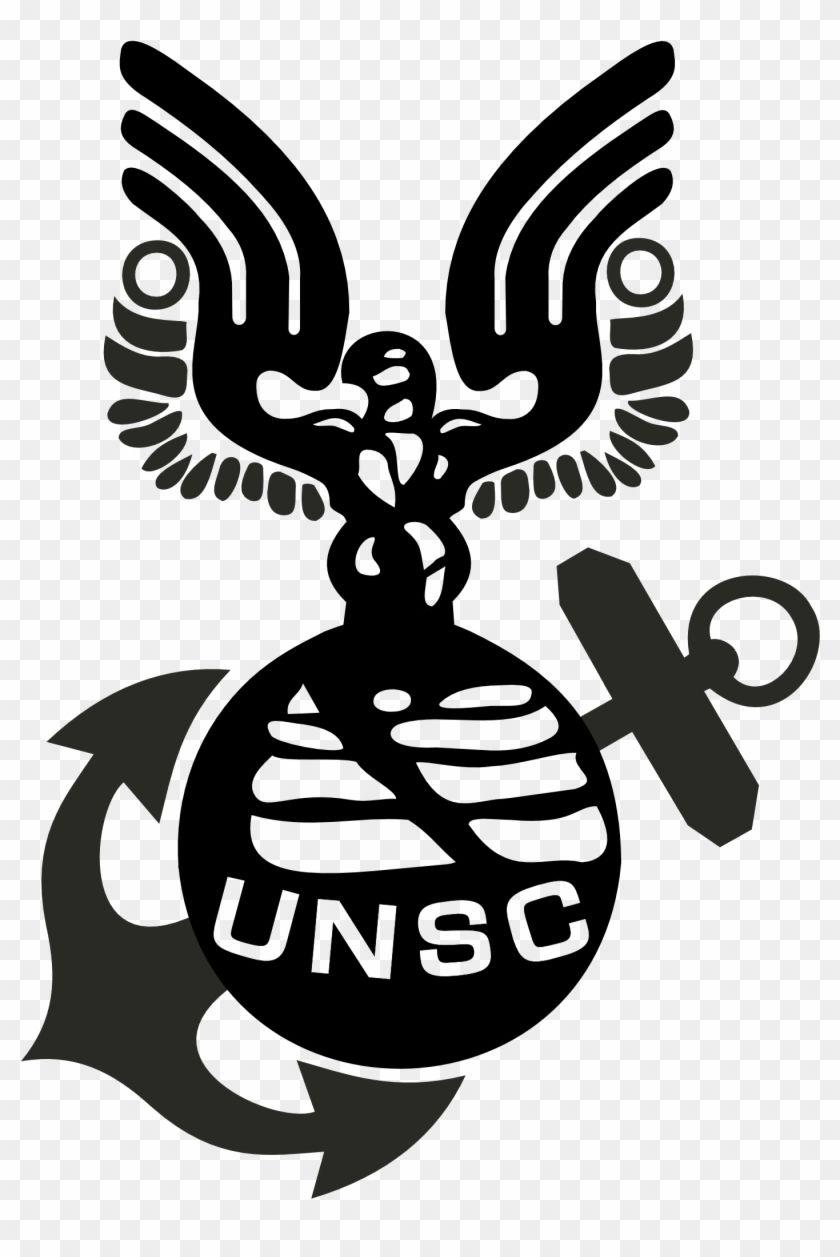 UNSC Logo - Unsc Marine Corps - Unsc T Shirt - Free Transparent PNG Clipart ...