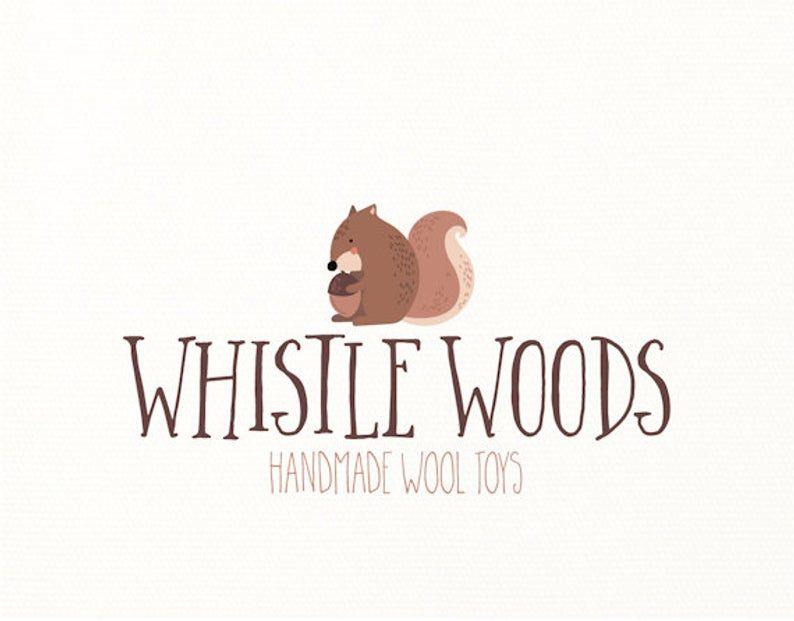 Chipmunk Logo - squirrel chipmunk logo forest woodland animals nature - Logo Design #607