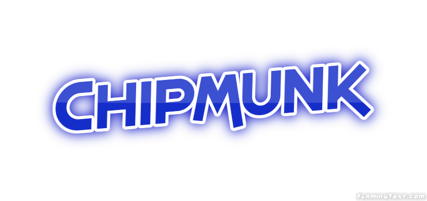 Chipmunk Logo - United States of America Logo | Free Logo Design Tool from Flaming Text