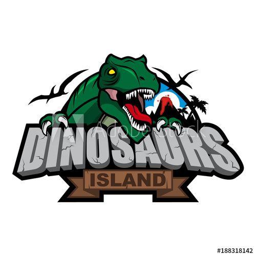 Dinosaurs Logo - Dinosaurs Island Logo Design - Buy this stock vector and explore ...