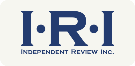 Iri Logo - Home. Independent Review Inc