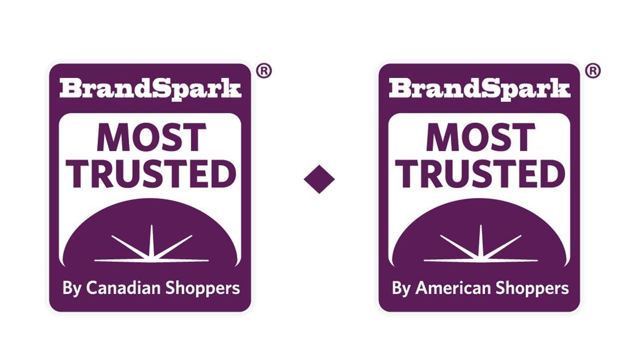 Trusted Logo - BrandSpark Most Trusted Awards