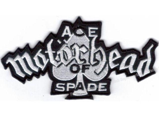 Rockabilly Logo - 4.75 ACE OF SPADES Music Band EMBROIDERED Iron On Patch Rockabilly LOGO TRANSFER MOTIF APPLIQUE Rock Punk Badge In Patches From Home & Garden