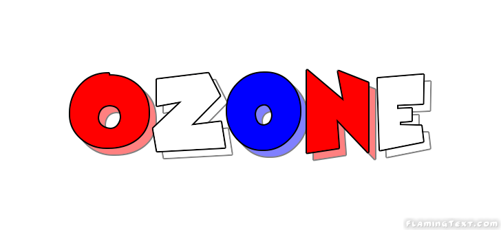 Ozone Logo - United States of America Logo. Free Logo Design Tool from Flaming Text