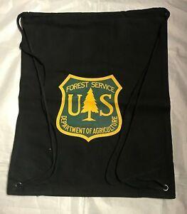 USFS Logo - Details about USFS Forest Service Dept of Agriculture Black String Backpack  Bag w Color Logo