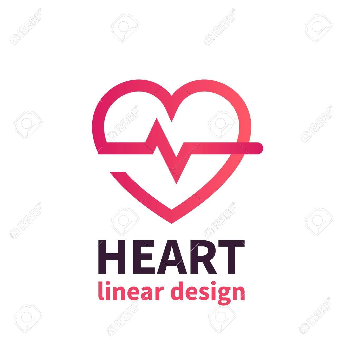 Cardiology Logo - Heart logo design, cardiology, health care, cardiologist | Logos ...