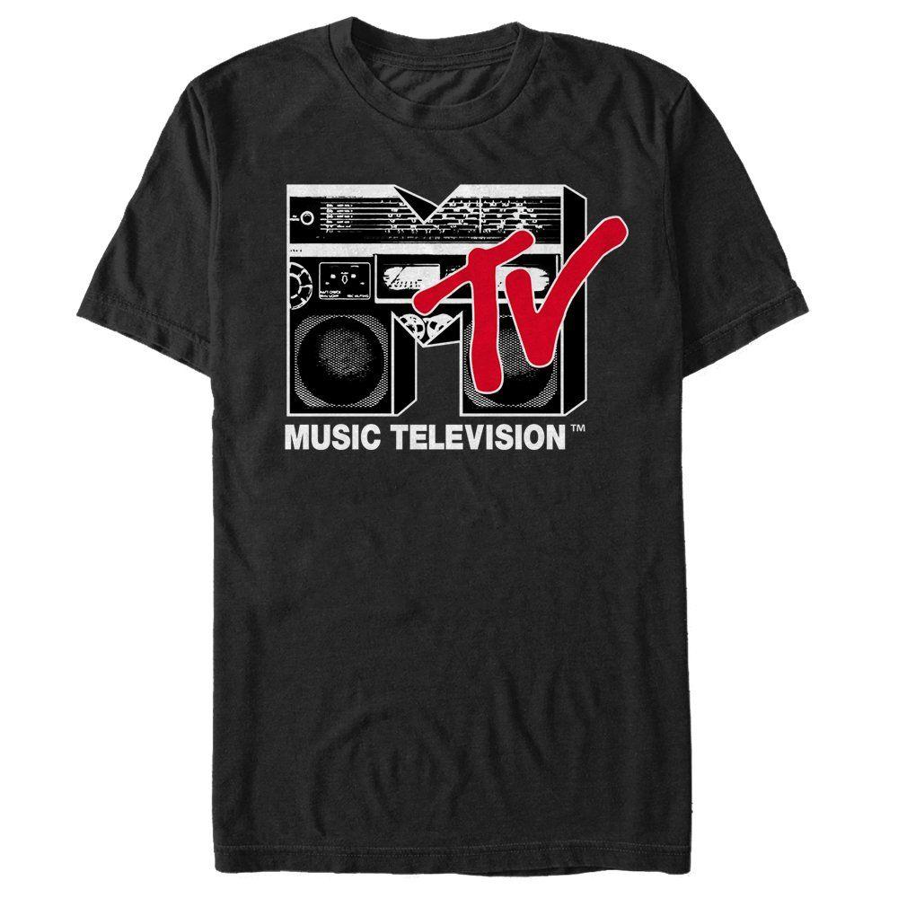 Boombox Logo - Fifth Sun MTV Men's Boombox Logo T-Shirt