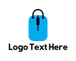 E-Commerce Logo - Shop Tag Bag Logo