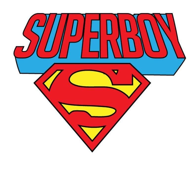 Superboy Logo - Super Hero Superboy SVG Logo SVG, PNG T Shirt Design for Silhouette Cameo  Cut Files, Svg Cut Files, Svg Cut Files