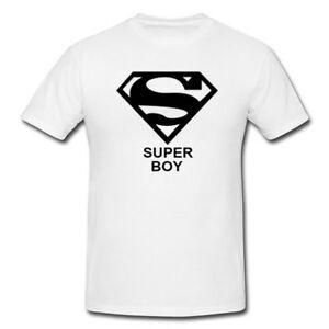 Superboy Logo - Details about Superboy Logo White T-Shirt - Available M L XL