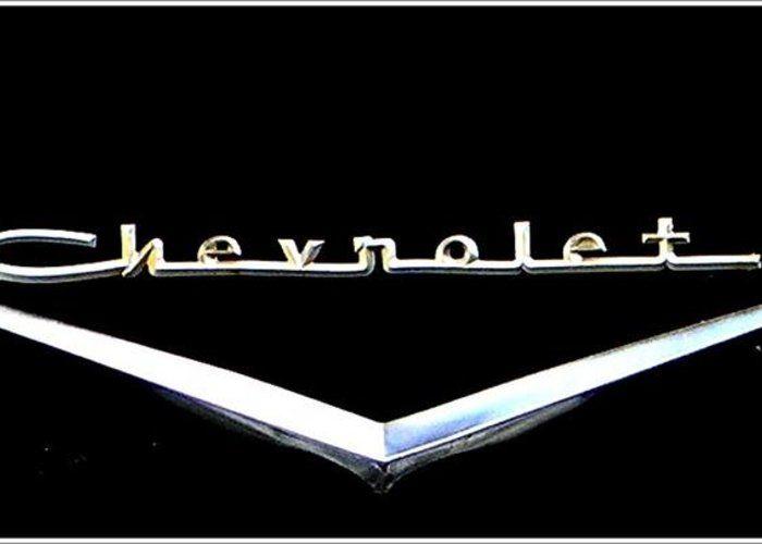 Cheverolet Logo - Chevrolet Logo Greeting Card