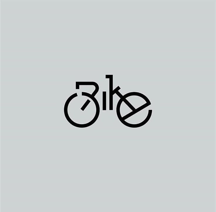 Bioe Logo - Bike logo - clever use of circles and lines | Logo Design | Bike ...