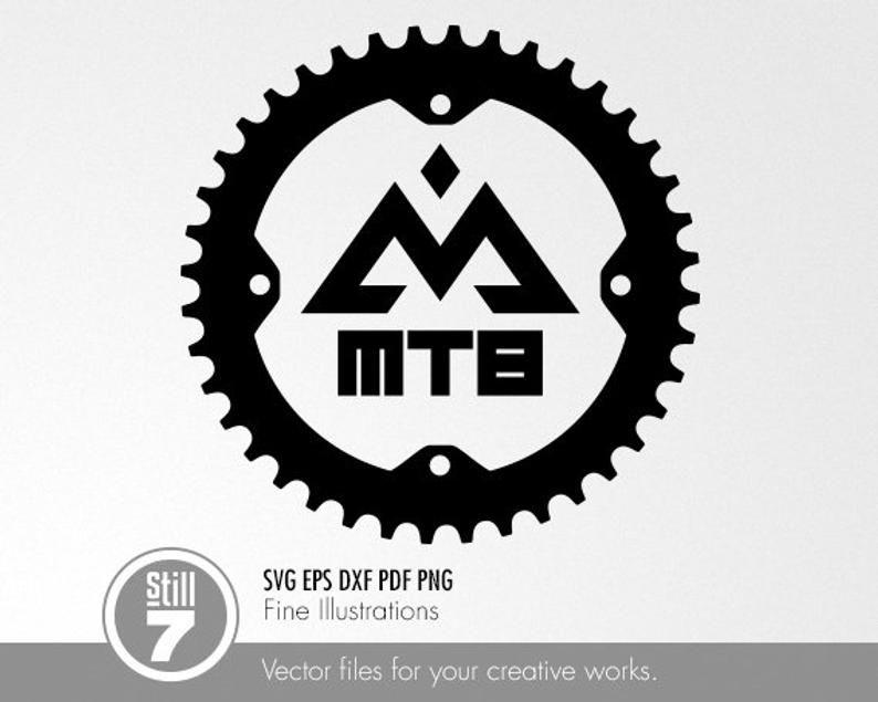 Bioe Logo - Mountain bike logo - svg eps dxf pdf png