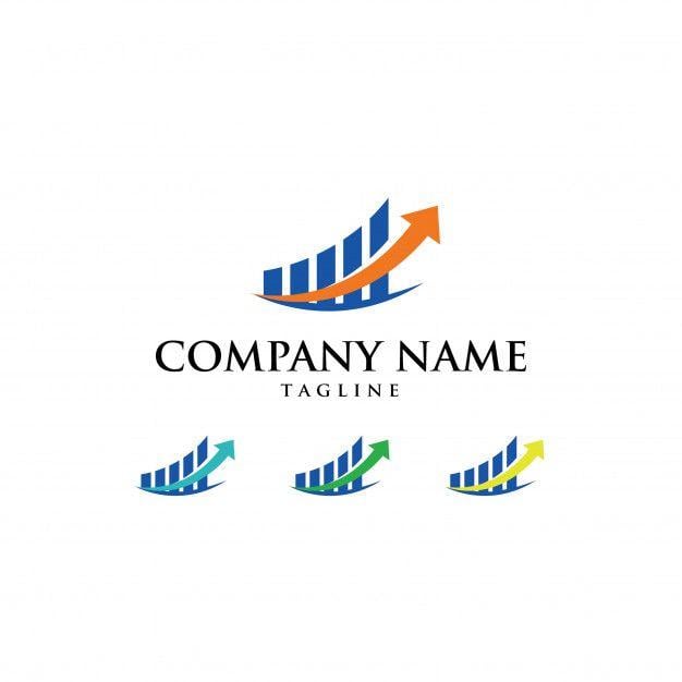 Grow Logo - Business management finance grow logo vector template Vector