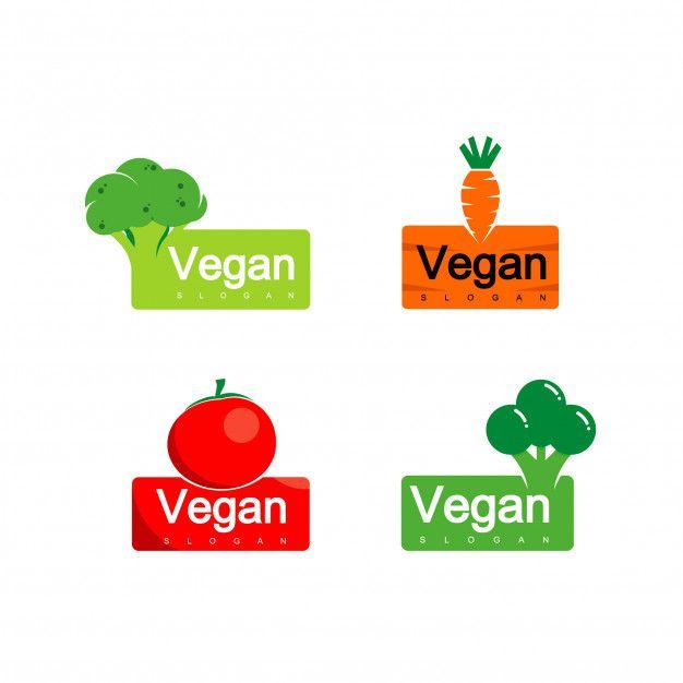 Vegetable Logo - Vegetable logo, vegan label design Vector