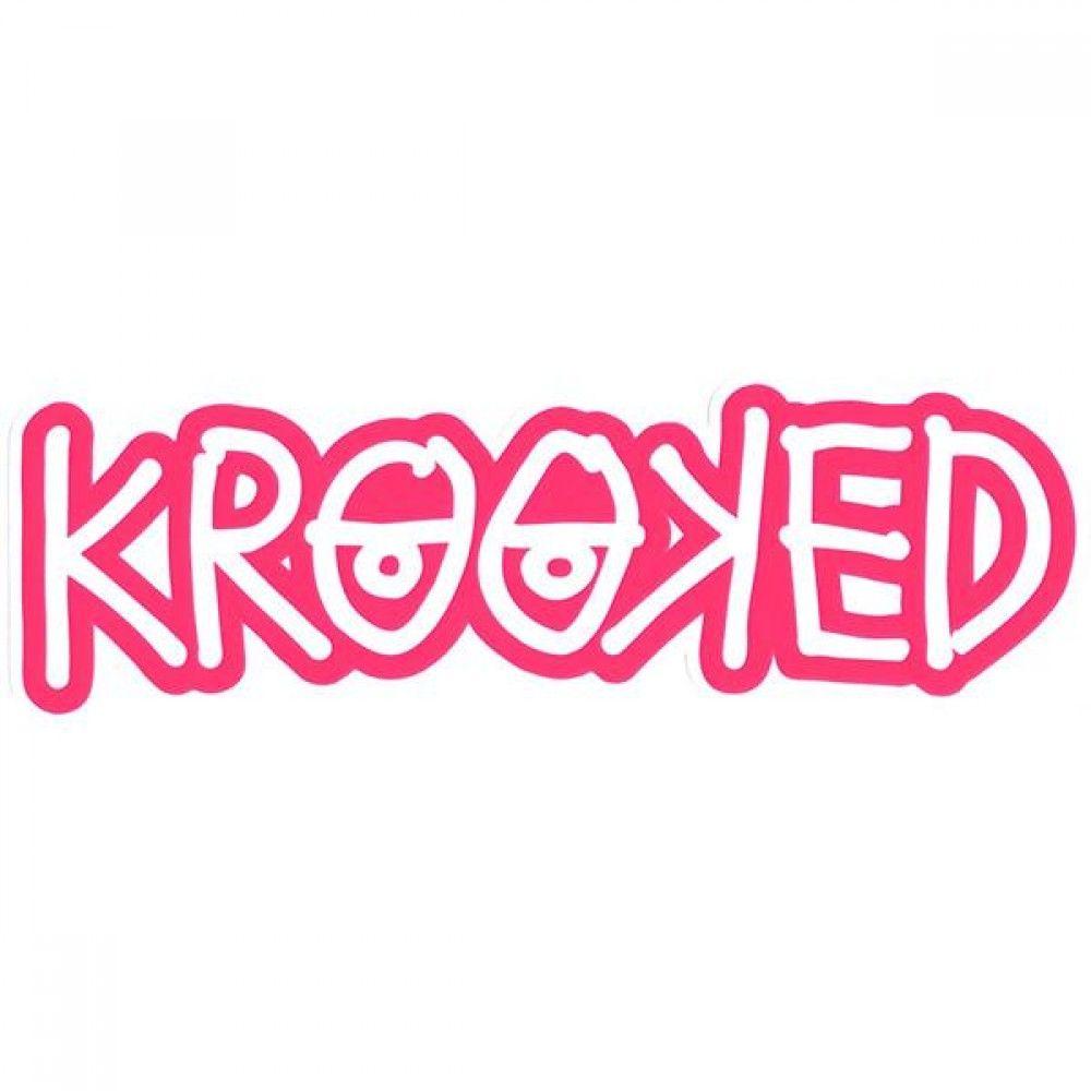 Krooked Logo - Krooked - Klear Eyes Sticker