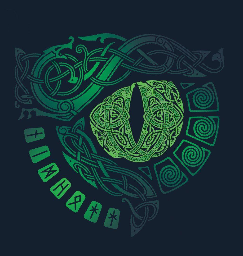 Jormungand Logo - Список 2 the eye of jormungand, the midgardsorm. | jewellery-Norse ...