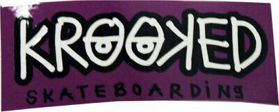 Krooked Logo - KROOKED SKATEBOARDS PURPLE EYE LOGO Sticker Decal 4 in x 1.5 in