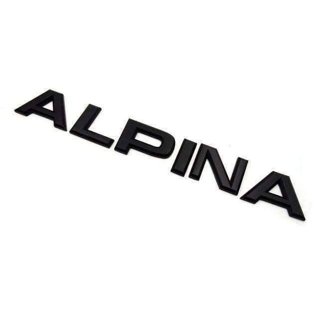 Alpina Logo - Alpina Emblem for BMW [Black, ABS, Sticker]