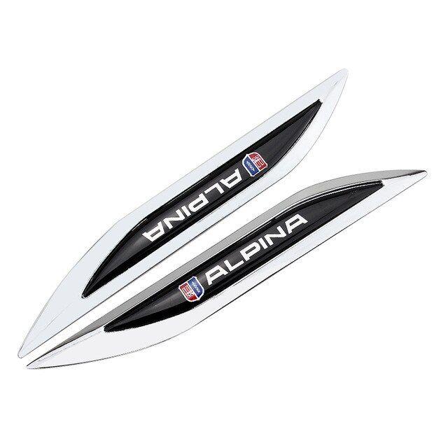 Alpina Logo - US $12.99 |Car Accessories Emblem Badge Decal Side Stickers for Alpina Logo  for BMW E36 E39 E46 116i 118i M140i X1 X5 Z3 Z4 F10 F20 323i -in Car ...