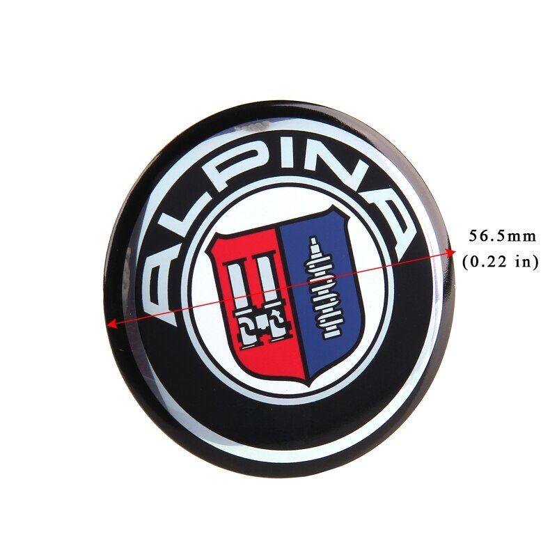 Alpina Logo - 56.5mm Car Accessories Tire Decoration Emblem for ALPINA Logo Wheel Rim Arc  Surface Hub Caps for BMW E39 E46 F10 F30 X5 E53 F20 -in Car Stickers from  ...