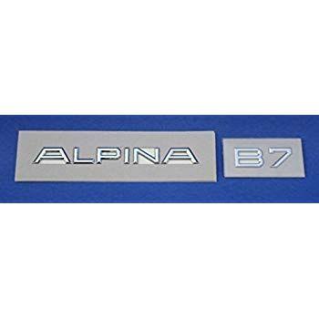 Alpina Logo - Amazon.com: BMW Alpina B7 Trunk Logo Badge Emblem in Chrome Rear ...