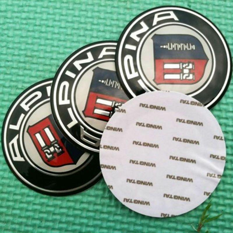 Alpina Logo - Details about 4 PCS 65mm Alpina logo car emblem Wheel Center Hub sticker  Wheel badge