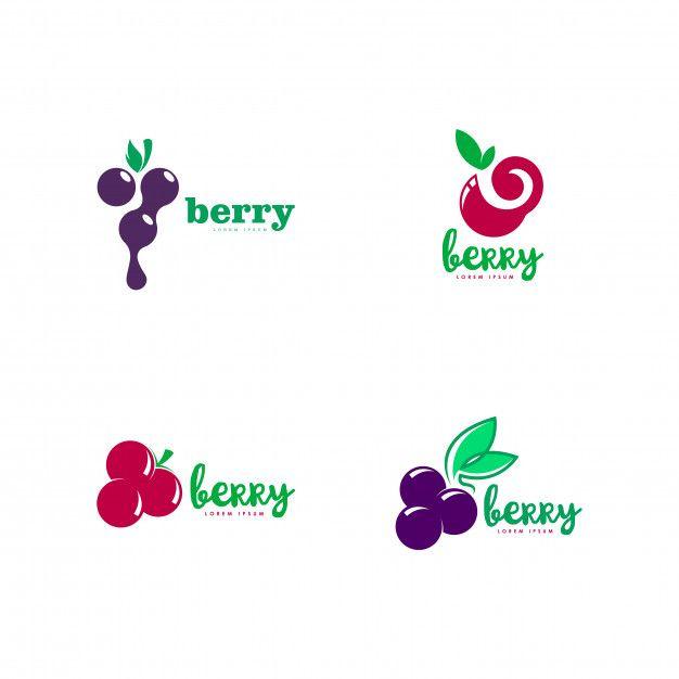 Berry Logo - Berry logo set vector Vector | Premium Download