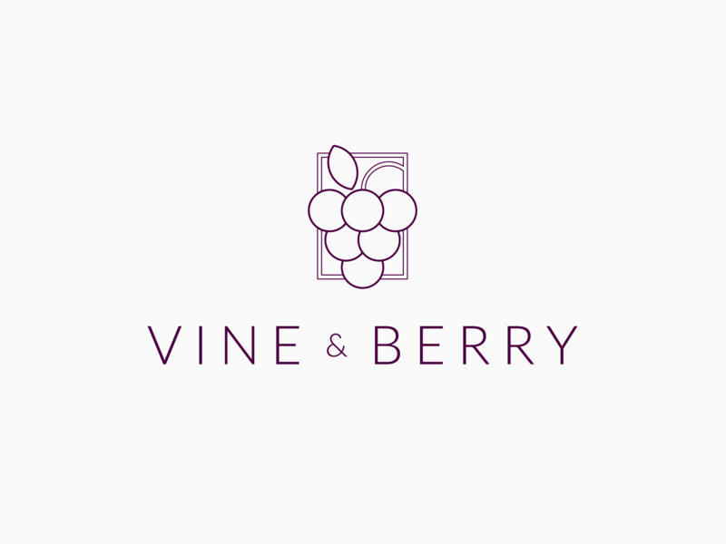Berry Logo - Logo Design Challenge (Day 17) - Geometric (Vine & Berry) by Tara ...