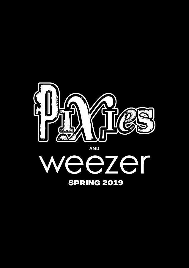 Pixies Logo - Wall Art Pixies Weezer Logo Aw21 by Wiwik Agustin