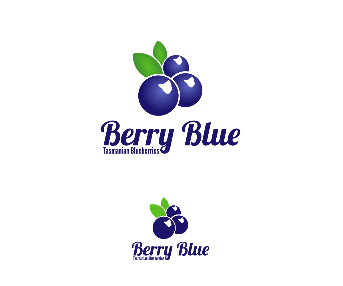 Berry Logo - Boutique Logo Design for Berry Blue Tasmanian Blueberries