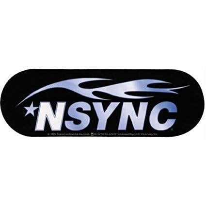 Nsync Logo - Amazon.com: Old Glory Nsync Logo Decal: Automotive