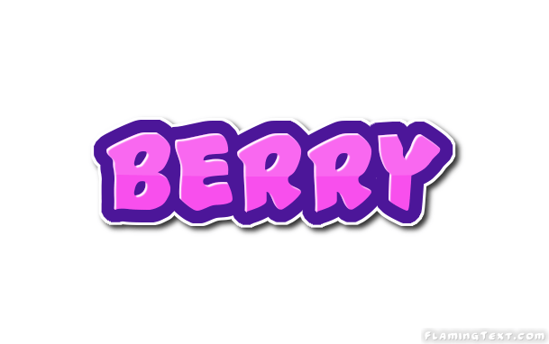 Berry Logo - Berry Logo. Free Name Design Tool from Flaming Text