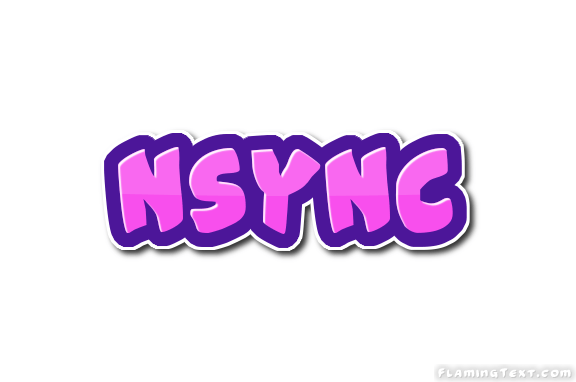 Nsync Logo - Nsync Logo | Free Name Design Tool from Flaming Text