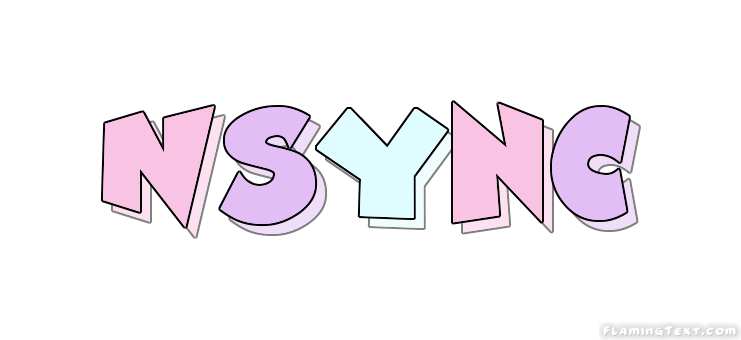 Nsync Logo - Nsync Logo | Free Name Design Tool from Flaming Text