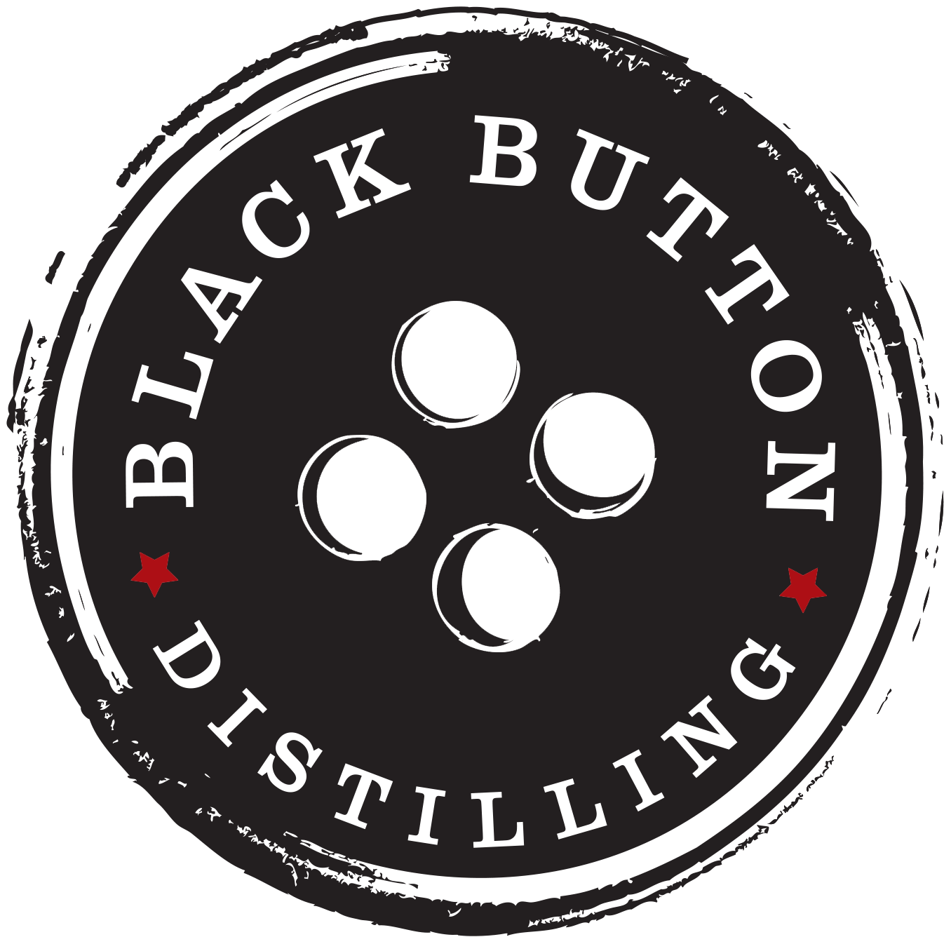 Button Logo - Black Button Hoodie