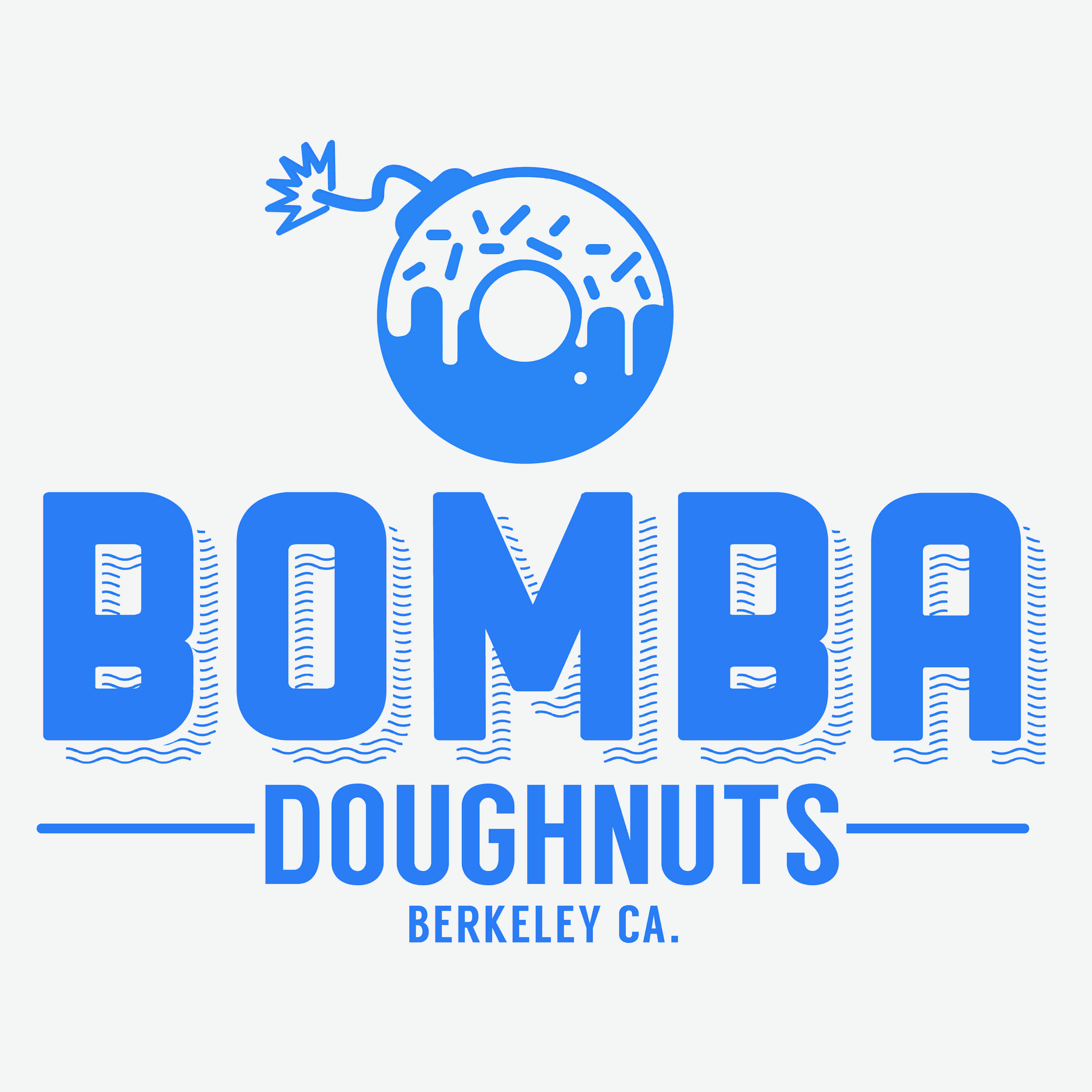 Bombas Logo - BOMBA DOUGHNUTS - Logo design for a Californian doughnut shop. | negocio