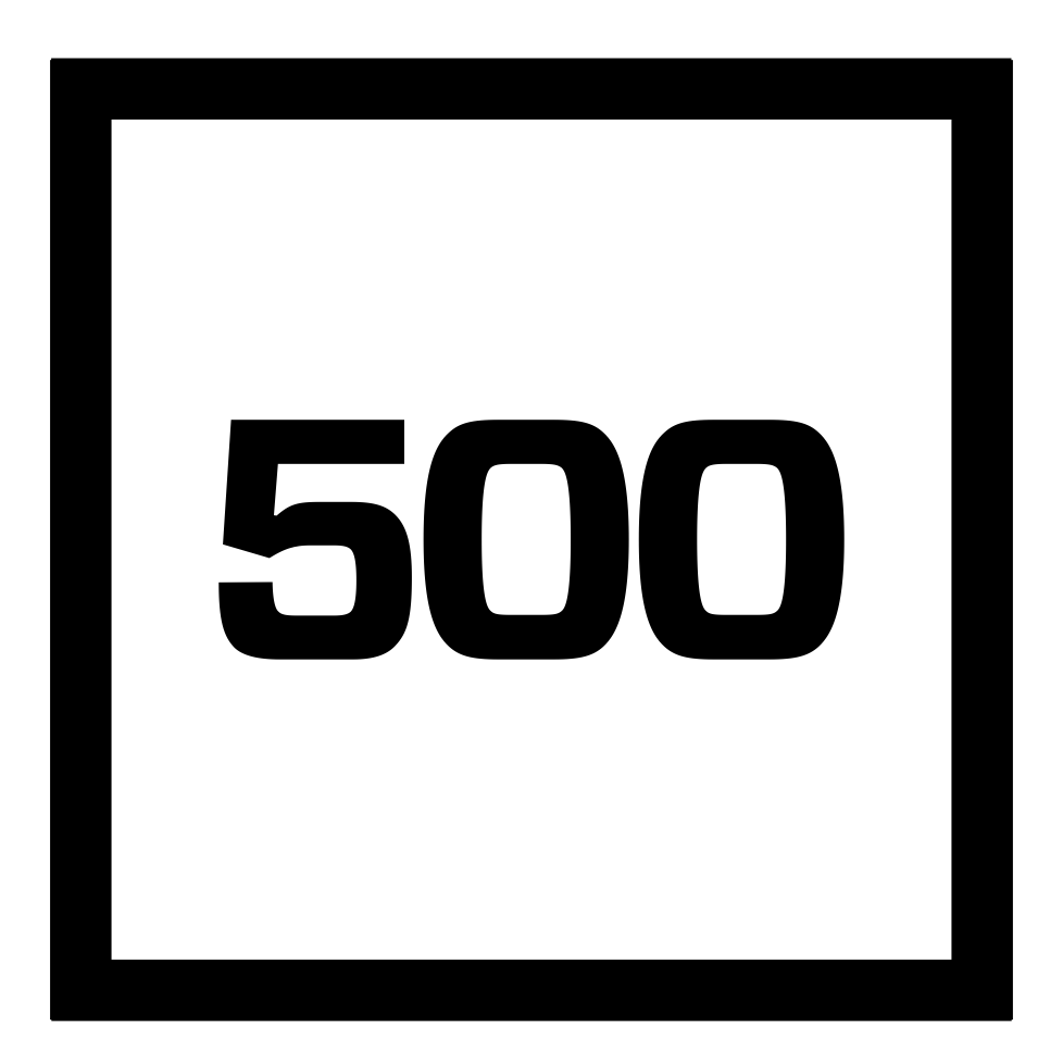 500 Logo - Need Our Logos? - 500 Startups
