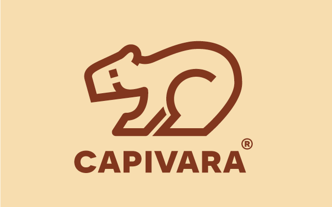 Capybara Logo - Capivara! by Thomaz Lanna Neves. Design. Capybara