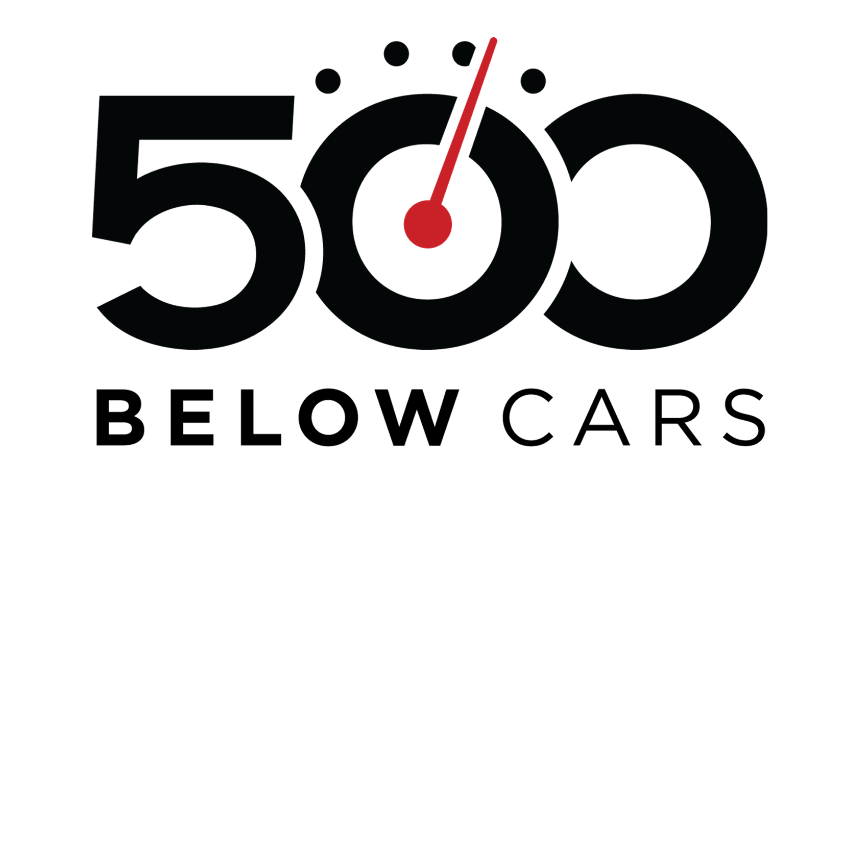 500 Logo - The Easiest Way To Own A Car - 500BelowCars.com
