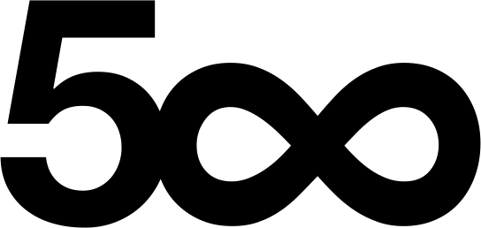 500 Logo - 500px Blog » Meet the New 500px: A Bold New Logo for An Evolving ...