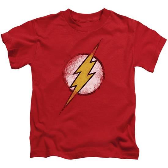 BX Red a Logo - Juvenile: The Flash - Destroyed Flash Logo Shirts at AllPosters.com