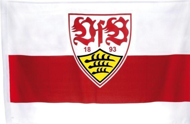 VfB Logo - Hissflagge VfB Stuttgart Wappen - 80 X 120 Cm