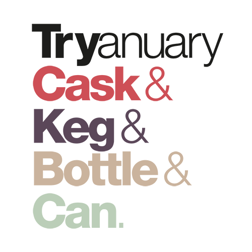 500 Logo - Tryanuary Logos and Posters — Tryanuary - Champions of local beer